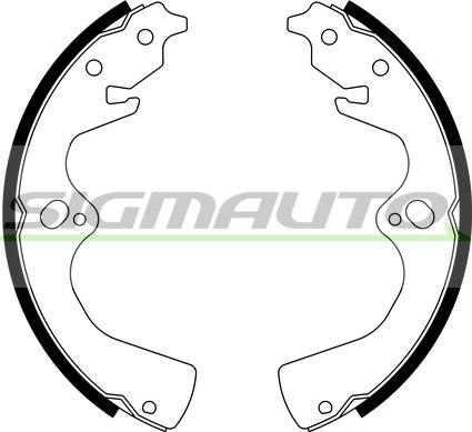 SIGMAUTO SFA783 - Jeu de mâchoires de frein cwaw.fr