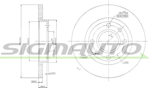 SIGMAUTO DBA995S - Disque de frein cwaw.fr