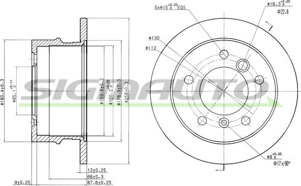 SIGMAUTO DBA931S - Disque de frein cwaw.fr