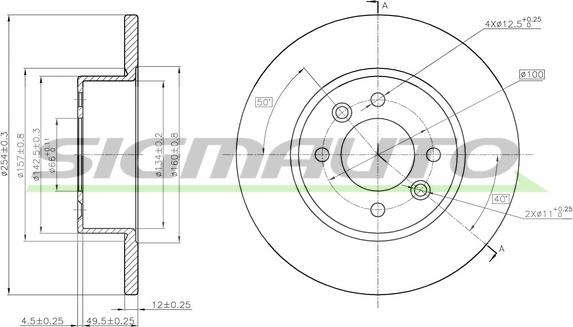 SIGMAUTO DBA478S - Disque de frein cwaw.fr