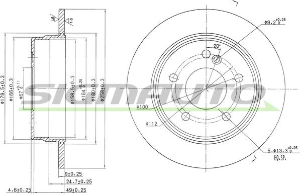 SIGMAUTO DBA539S - Disque de frein cwaw.fr