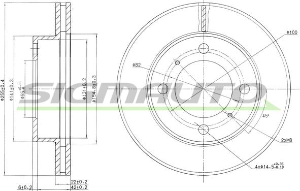 SIGMAUTO DBA794V - Disque de frein cwaw.fr