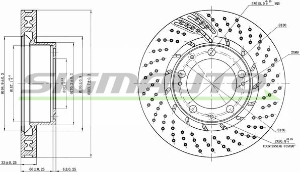 SIGMAUTO DBB592VLS - Disque de frein cwaw.fr