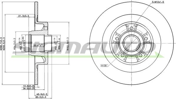 SIGMAUTO DBB655S - Disque de frein cwaw.fr