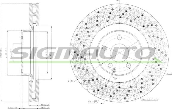 SIGMAUTO DBB637V - Disque de frein cwaw.fr