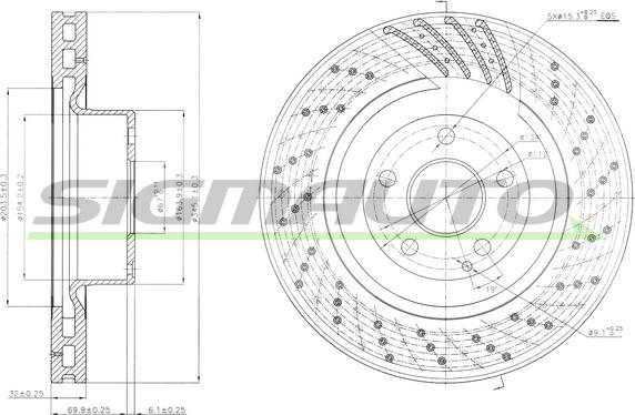 SIGMAUTO DBB248V - Disque de frein cwaw.fr