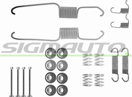 SIGMAUTO SK0685 - Kit d'accessoires, mâchoire de frein cwaw.fr