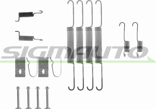 SIGMAUTO SK0670 - Kit d'accessoires, mâchoire de frein cwaw.fr