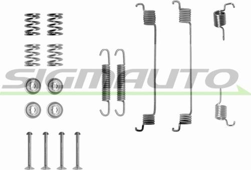 SIGMAUTO SK0672 - Kit d'accessoires, mâchoire de frein cwaw.fr