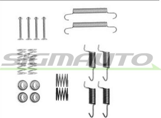 SIGMAUTO SK0899 - Kit d'accessoires, mâchoire de frein cwaw.fr