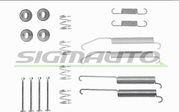 SIGMAUTO SK0845 - Kit d'accessoires, mâchoire de frein cwaw.fr