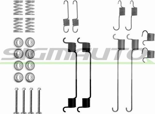 SIGMAUTO SK0802 - Kit d'accessoires, mâchoire de frein cwaw.fr