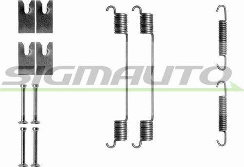 SIGMAUTO SK0814 - Kit d'accessoires, mâchoire de frein cwaw.fr