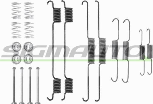 SIGMAUTO SK0817 - Kit d'accessoires, mâchoire de frein cwaw.fr