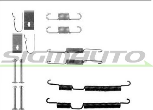 SIGMAUTO SK0885 - Kit d'accessoires, mâchoire de frein cwaw.fr