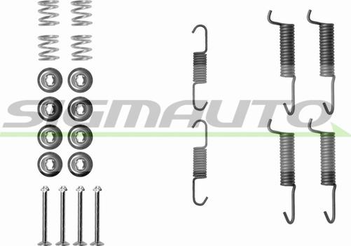 SIGMAUTO SK0821 - Kit d'accessoires, mâchoire de frein cwaw.fr