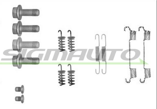 SIGMAUTO SK0878 - Kit d'accessoires, mâchoire de frein cwaw.fr