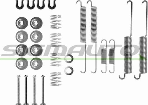 SIGMAUTO SK0787 - Kit d'accessoires, mâchoire de frein cwaw.fr