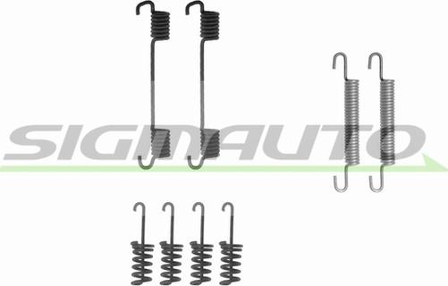 SIGMAUTO SK0775 - Kit d'accessoires, mâchoire de frein cwaw.fr