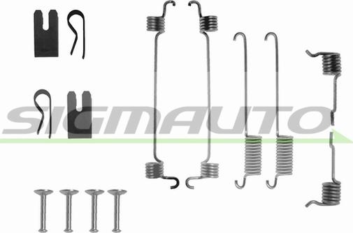 SIGMAUTO SK0772 - Kit d'accessoires, mâchoire de frein cwaw.fr