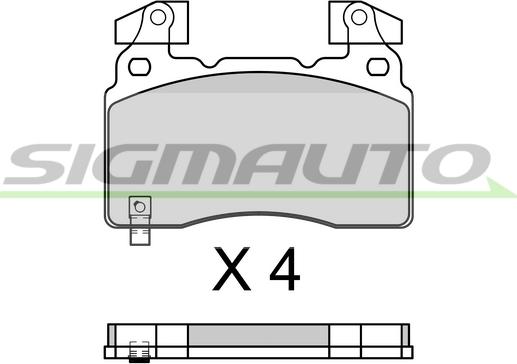 Wagner MX1474 - Kit de plaquettes de frein, frein à disque cwaw.fr