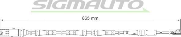 SIGMAUTO WI0982 - Contact d'avertissement, usure des plaquettes de frein cwaw.fr