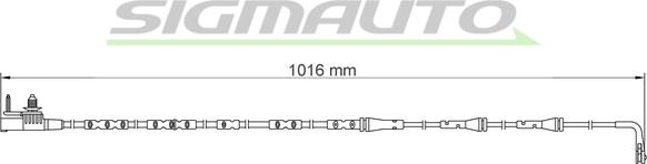 SIGMAUTO WI0932 - Contact d'avertissement, usure des plaquettes de frein cwaw.fr