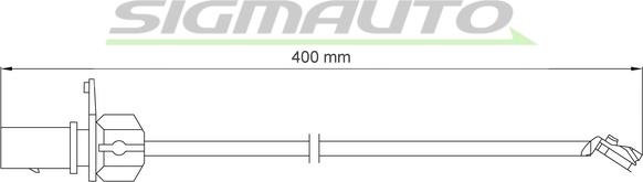 SIGMAUTO WI0921 - Contact d'avertissement, usure des plaquettes de frein cwaw.fr