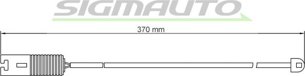 SIGMAUTO WI0528 - Contact d'avertissement, usure des plaquettes de frein cwaw.fr