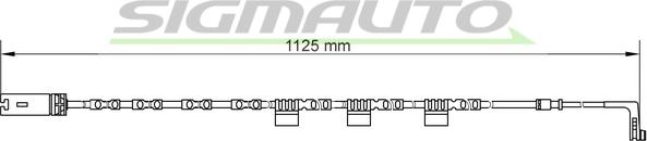 SIGMAUTO WI0646 - Contact d'avertissement, usure des plaquettes de frein cwaw.fr