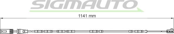 SIGMAUTO WI0676 - Contact d'avertissement, usure des plaquettes de frein cwaw.fr