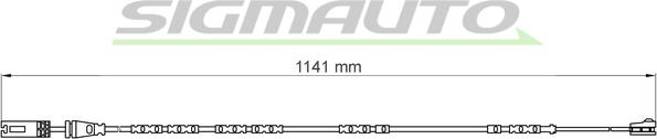 SIGMAUTO WI0678 - Contact d'avertissement, usure des plaquettes de frein cwaw.fr