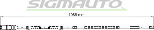 SIGMAUTO WI0677 - Contact d'avertissement, usure des plaquettes de frein cwaw.fr