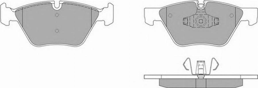 Simer 9581 - Kit de plaquettes de frein, frein à disque cwaw.fr