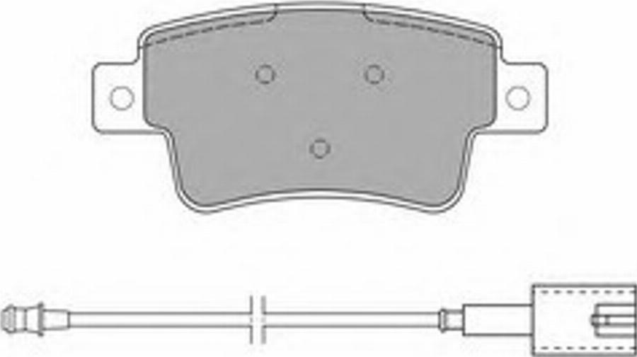 Simer 960.1 - Kit de plaquettes de frein, frein à disque cwaw.fr