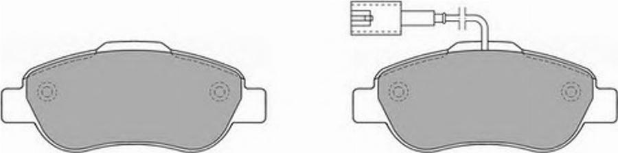 Simer 9031 - Kit de plaquettes de frein, frein à disque cwaw.fr