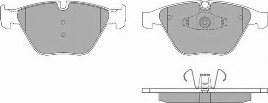 Simer 925.2 - Kit de plaquettes de frein, frein à disque cwaw.fr