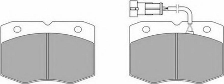 Simer 973 - Kit de plaquettes de frein, frein à disque cwaw.fr