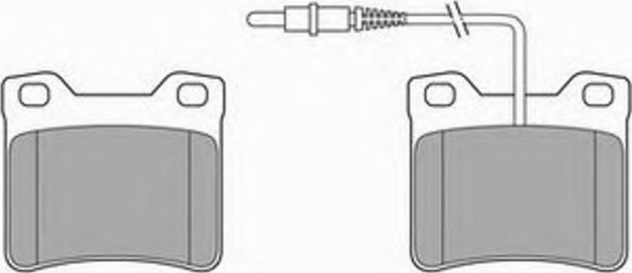 Simer 495 - Kit de plaquettes de frein, frein à disque cwaw.fr