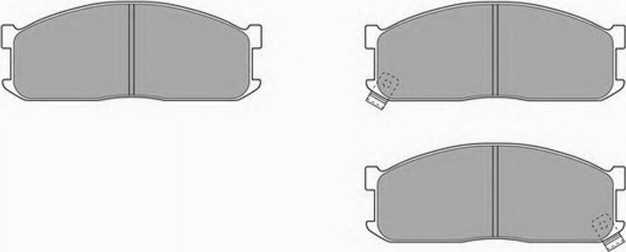 Simer 445 - Kit de plaquettes de frein, frein à disque cwaw.fr