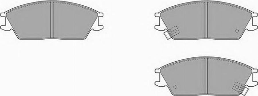 Simer 402.1 - Kit de plaquettes de frein, frein à disque cwaw.fr