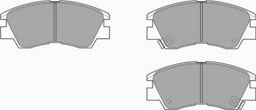 Simer 480 - Kit de plaquettes de frein, frein à disque cwaw.fr