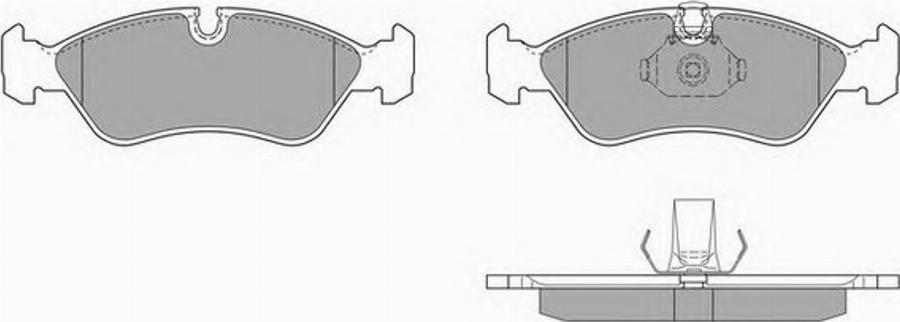 Simer 487.1 - Kit de plaquettes de frein, frein à disque cwaw.fr