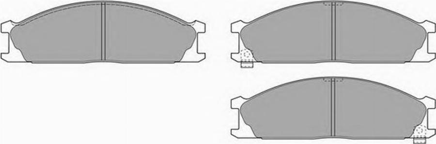 Simer 436 - Kit de plaquettes de frein, frein à disque cwaw.fr