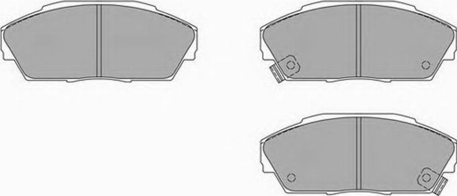 Simer 4311 - Kit de plaquettes de frein, frein à disque cwaw.fr