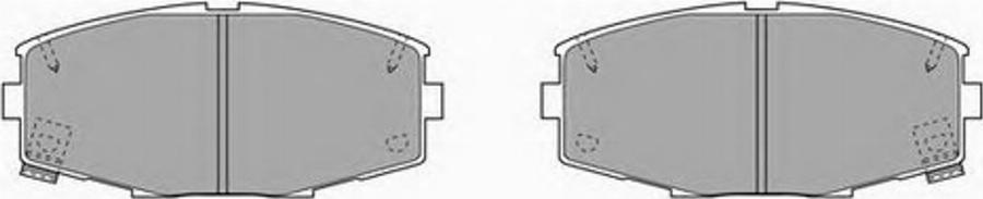 Simer 428 - Kit de plaquettes de frein, frein à disque cwaw.fr