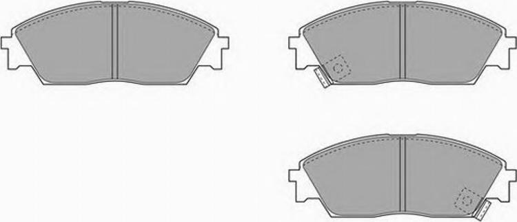 Simer 4761 - Kit de plaquettes de frein, frein à disque cwaw.fr