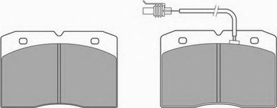 Simer 549.1 - Kit de plaquettes de frein, frein à disque cwaw.fr