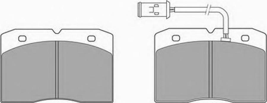 Simer 549 - Kit de plaquettes de frein, frein à disque cwaw.fr