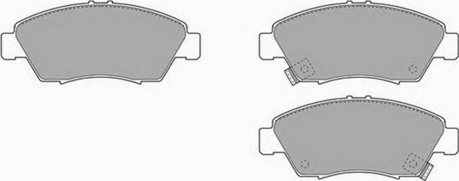 Simer 551 - Kit de plaquettes de frein, frein à disque cwaw.fr